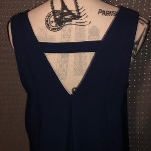 Navy blue formal dress